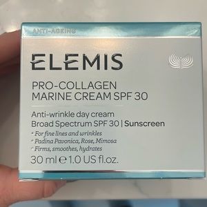 New in box Elemis Pro collagen Marine Cream spf30 1 oz